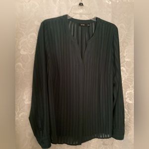 Forest Green Blouse. XL. Apt 9.